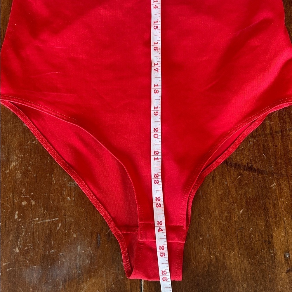 Small Levi’s Colorblock Logo Bodysuit Red White Blue Stretch One-Piece - Picture 5 of 9